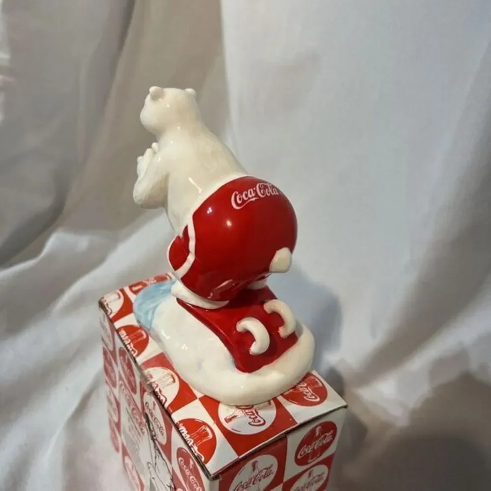 Coca‎ Cola Polar Bear Figurine Always Diving 1996